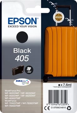 Een Epson inktcartridge 405, 350 pagina's, OEM C13T05G14010, zwart koop je bij Muys Kantoor & Kado