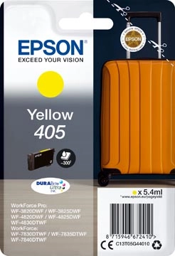 Een Epson inktcartridge 405, 300 pagina's, OEM C13T05G44010, geel koop je bij best4office