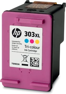 Een HP inktcartridge 303XL, 415 pagina's, OEM T6N03AE, 3 kleuren koop je bij best4office