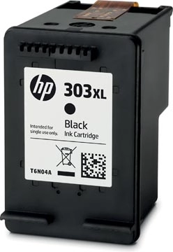 Een HP inktcartridge 303XL, 600 pagina's, OEM T6N04AE, zwart koop je bij best4office