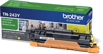 Een Brother toner, 1.000 pagina's, OEM TN-243Y, geel koop je bij best4office