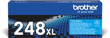 Een Brother toner, 2.300 pagina's, OEM TN-248XLC, cyaan koop je bij best4office