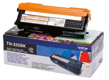 Een Brother toner, 4.000 pagina's, OEM TN-325BK, zwart koop je bij best4office