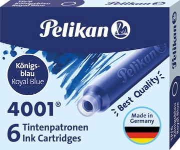 Een Pelikan inktpatronen 4001 koningsblauw koop je bij Muys Kantoor & Kado