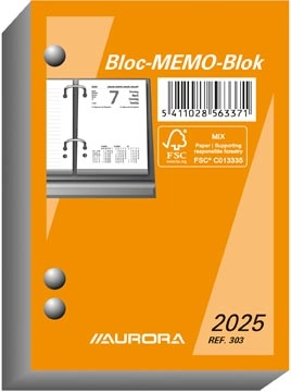 Een Aurora memoblok, 2025 koop je bij best4office