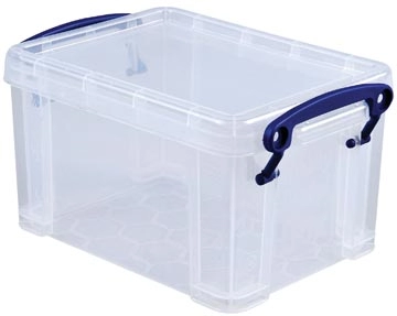 Een Really Useful Box opbergdoos 1,6 liter, transparant koop je bij best4office