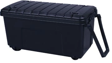 Een Really Useful Box opbergkoffer op wieltjes 160 liter, zwart koop je bij best4office