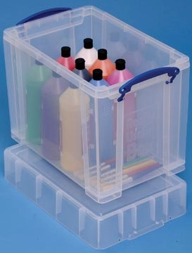 Een Really Useful Box opbergdoos 19 liter XL, transparant koop je bij best4office