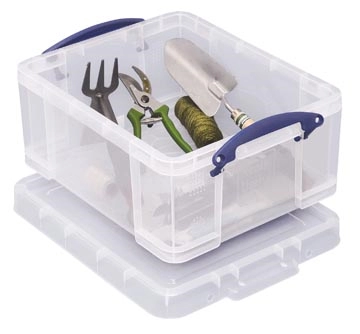 Een Really Useful Box opbergdoos 21 liter, transparant koop je bij best4office