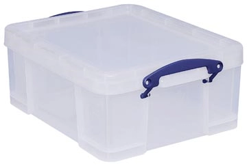 Een Really Useful Box opbergdoos 21 liter, transparant koop je bij best4office