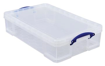 Een Really Useful Box opbergdoos 33 liter, transparant koop je bij best4office