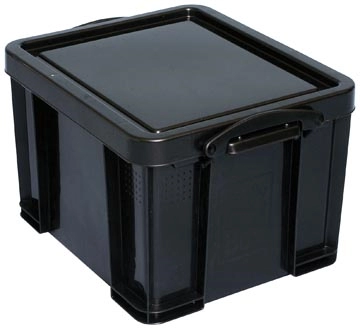 Een Really Useful Box opbergdoos 35 liter, gerecycleerd, zwart koop je bij best4office