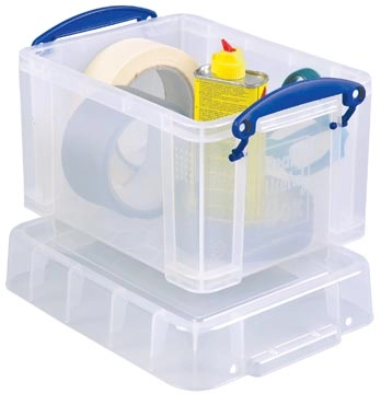 Een Really Useful Box opbergdoos 3 liter, transparant koop je bij best4office