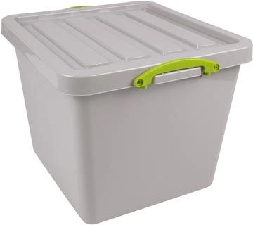 Een Really Useful Box Recycled opbergdoos 60 l, nestbaar, grijs koop je bij best4office