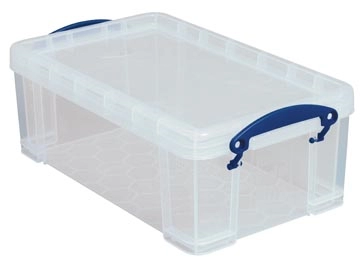 Een Really Useful Box opbergdoos 9 liter, transparant koop je bij best4office