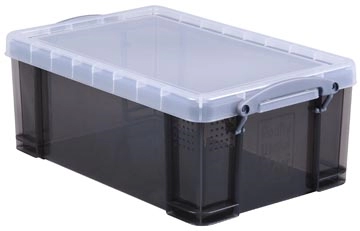 Een Really Useful Box opbergdoos 9 liter, transparant gerookt koop je bij best4office