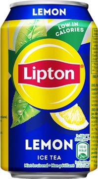 Een Lipton Ice Tea Lemon, blik van 33 cl, pak van 24 stuks koop je bij Muys Kantoor & Kado