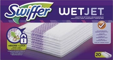 Een Swiffer Wetjet navulling, pak van 20 stuks koop je bij Muys Kantoor & Kado