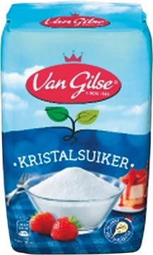 Een Van Gilse kristalsuiker, pak van 1 kg koop je bij Muys Kantoor & Kado