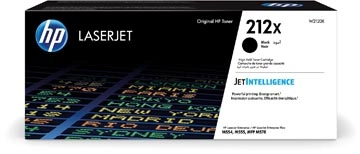 Een HP toner 212X, 13.000 pagina's, OEM W2120X, zwart koop je bij best4office