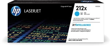 Een HP toner 212X, 10.000 pagina's, OEM W2121X, cyaan koop je bij best4office