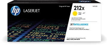 Een HP toner 212X, 10.000 pagina's, OEM W2122X, geel koop je bij best4office